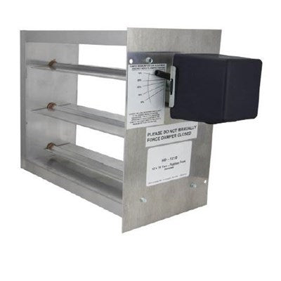 HD-3216 (Io HVAC Systems) | 32 x 16 Rect Two Position Zone Damper | IO HVAC Control | Damper