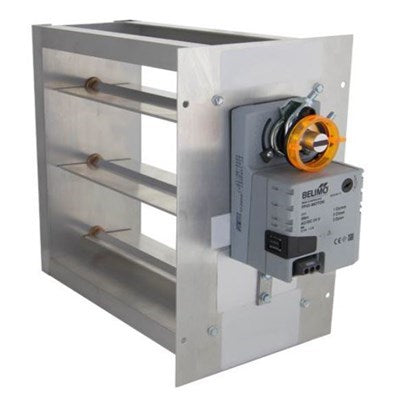 MD-2808 (Io HVAC Systems) | 28 x 8 Rect 2 Position Zone Damper | IO HVAC Control | Damper