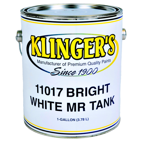 11017MR (Klinger Paint) Paint-Bright White Tnk Enam Mldw Res Gal