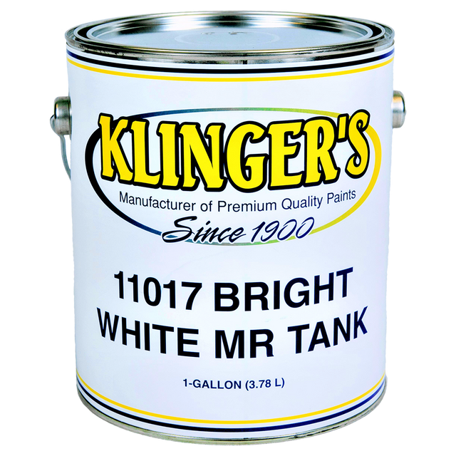 11017MR (Klinger Paint) Paint-Bright White Tnk Enam Mldw Res Gal