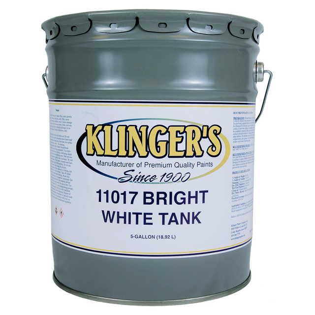 K11514-5 (Klinger Paint) Paint-Light Gray Tank Enamel 5 Gal
