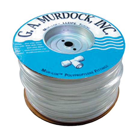 L0802507 (GA Murdock) Tubing-1/2 Od Poly Per Ft Natural