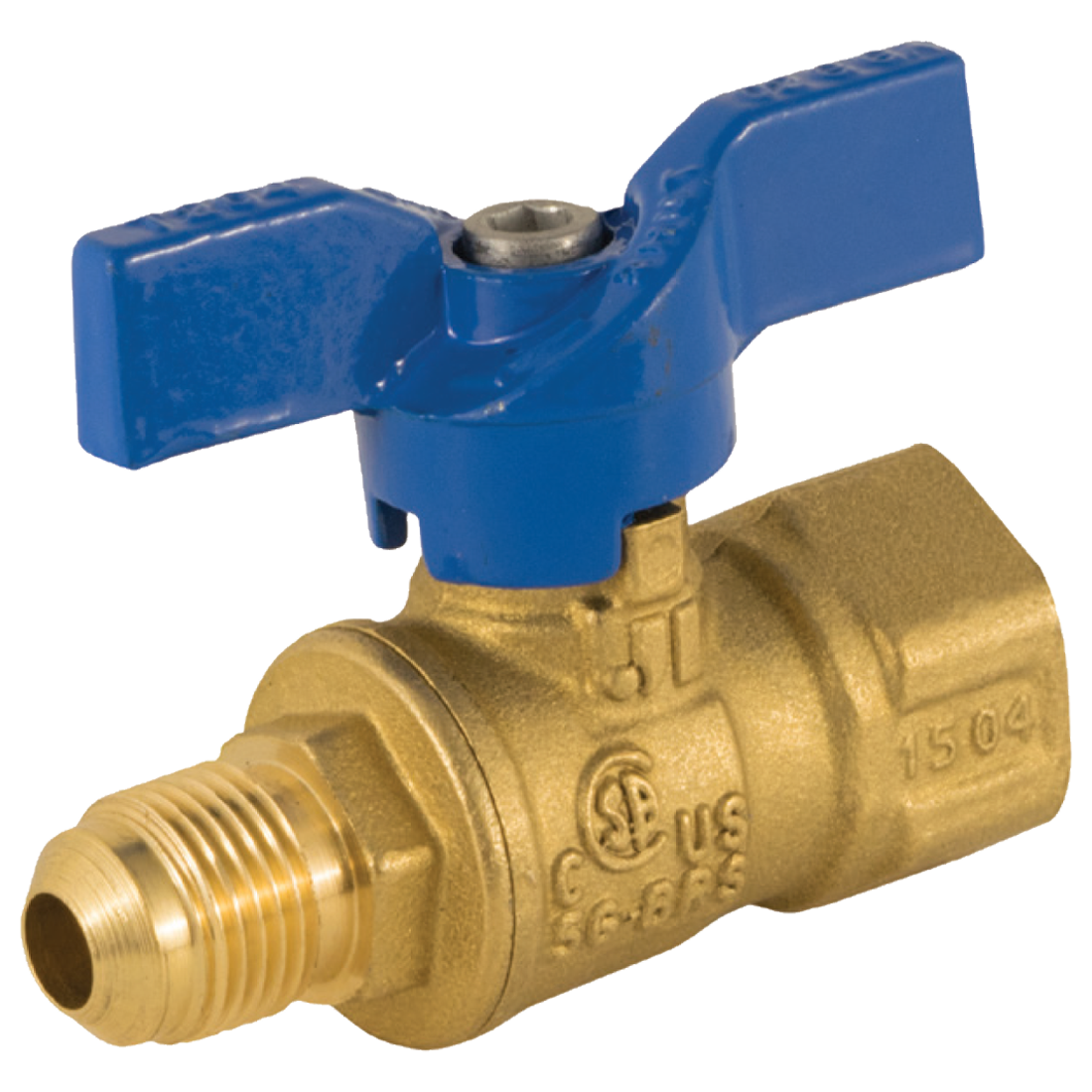 101-503 (Jomar Valve) Valve-Ball 1/2 Fip X 1/2 Fl 2 Pc 600 Wog