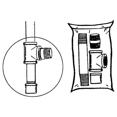 25090051 (FEI Inc) Drip Kit-1/2 Sch 40 Black Iron