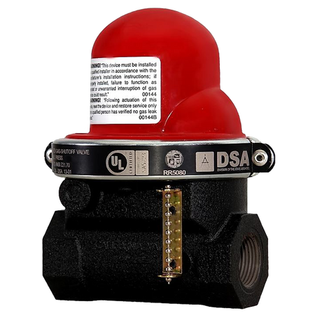 MODEL #300 (Pacific Seismic) Valve-Earthquake 3/4 Horiz 7 Psi