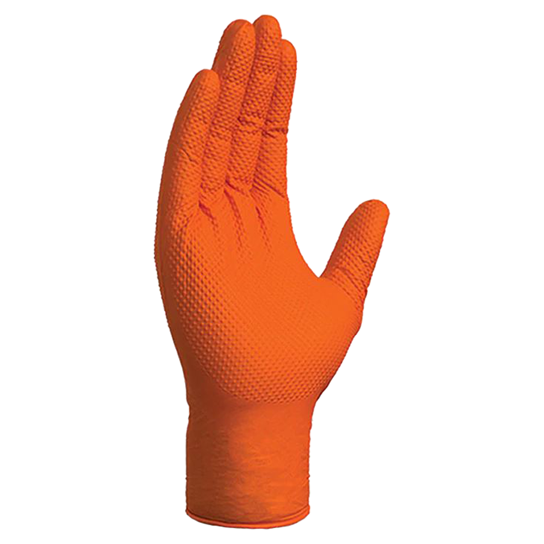 2028HO-LARGE (Ammex) Glove-Hd Svc Ammex Orange Nit Lg 100/Box