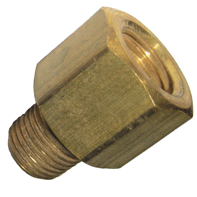 33-4A | Adapter-1/4 F Flare X 1/8 Mpt Brass