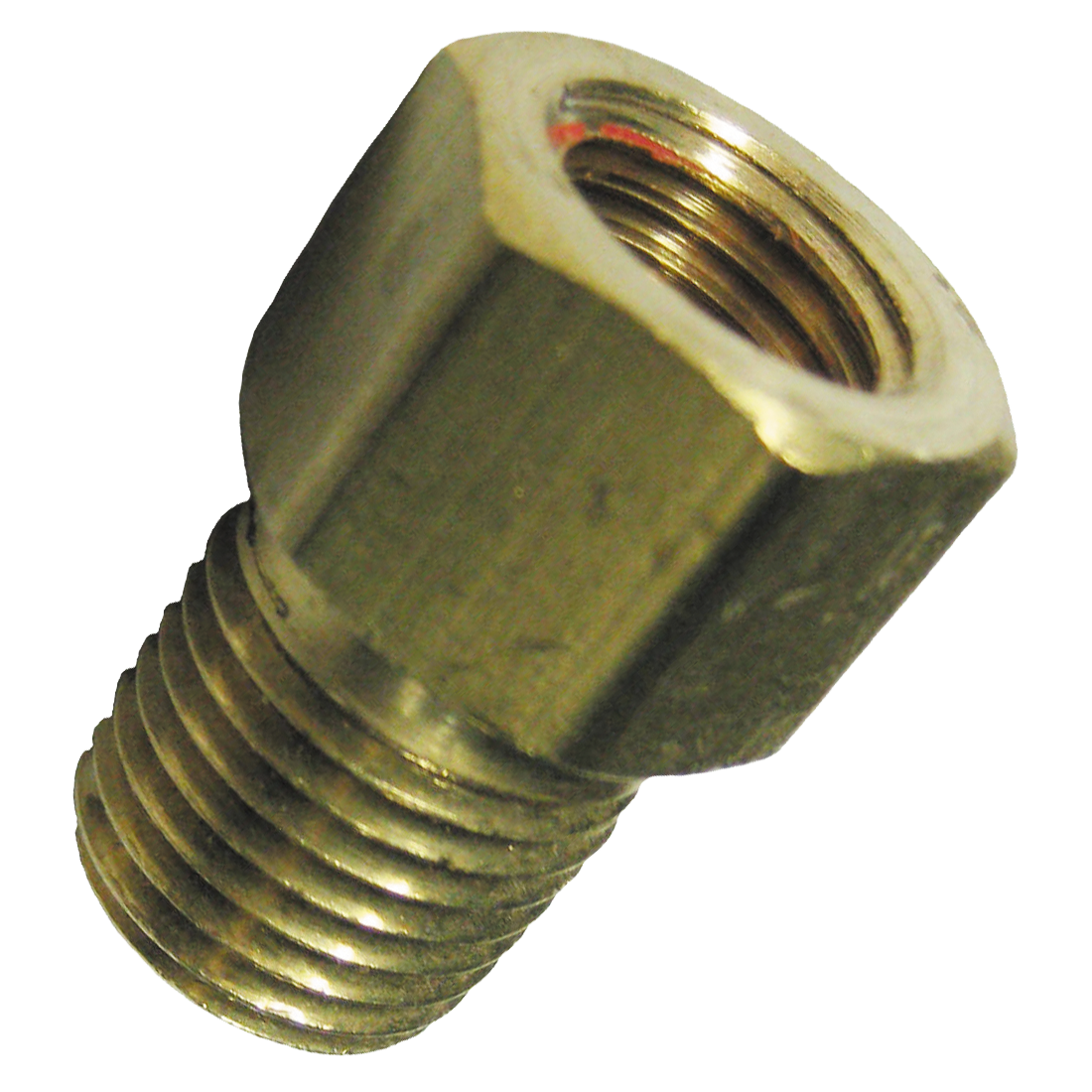 33-4B | Adapter-1/4 F Flare X 1/4 Mpt Brass