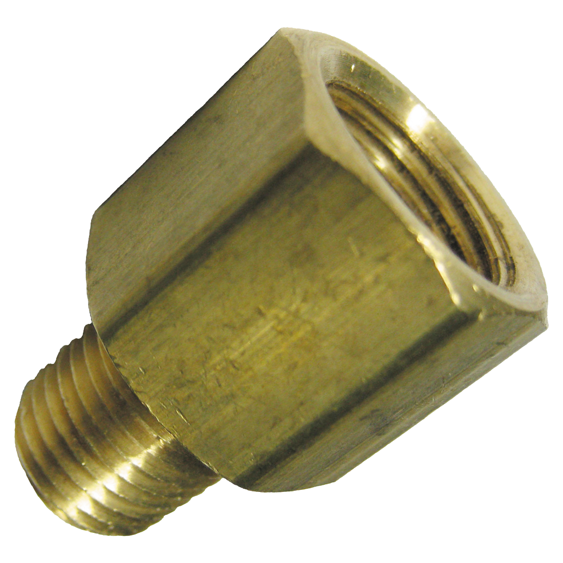 33-6B | Adapter-3/8 F Flare X 1/4 Mpt Brass