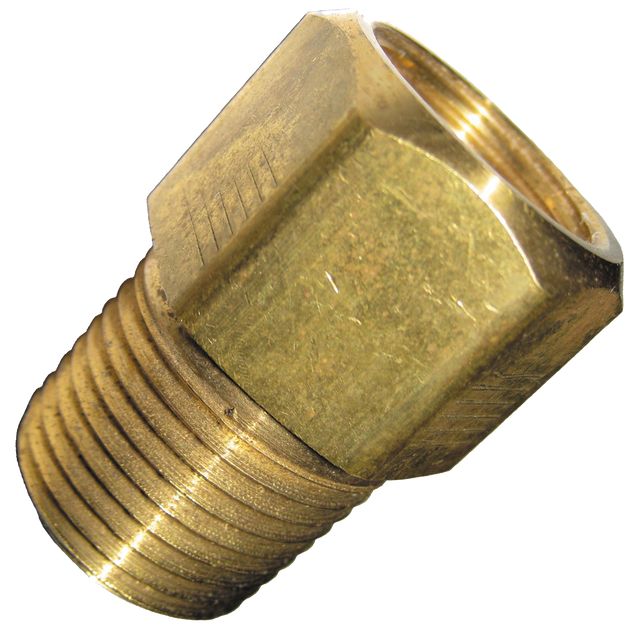 33-8C | Adapter-1/2 F Flare X 3/8 Mpt Brass