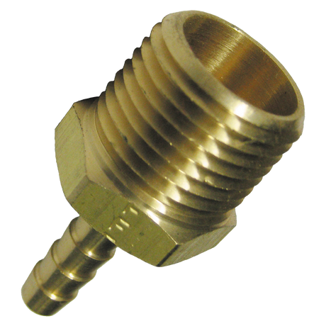 125-4D | Fitting-1/4 Hb X 1/2 Mpt Brass