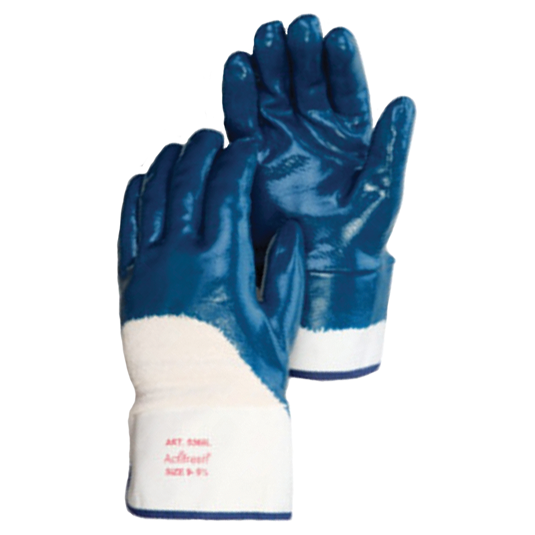 9460SP-L (Liberty Glove) Glove-Blue Nitrile Safety Cuff Hvy Wt Lg