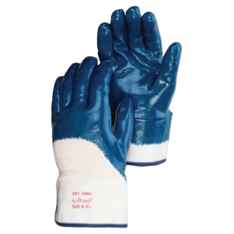 9460SP-XL (Liberty Glove) Glove-Blue Nitrile Safety Cuff Hvy Wt Xl