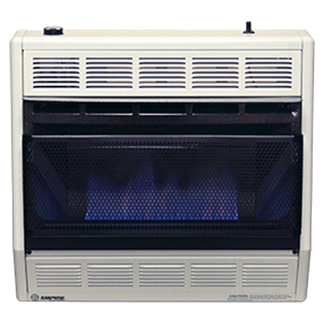 BF30WLP (Empire) Heater-Bflm Lp 30K Btu Vf Tstat Wht