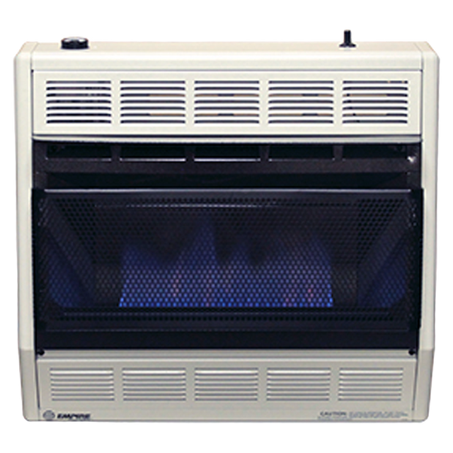 BF30WNAT (Empire) Heater-Bflm Nat 30K Btu Vf Tstat Wht