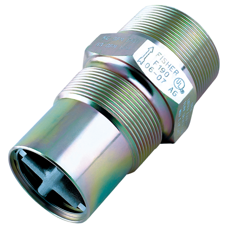 F190 (Fisher) Valve-Ex Flo 2 Mpt X 1-1/4 Fpt 80Gpm Stl
