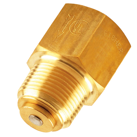 G102 (Fisher) Valve-Back Check 2 Mpt X 2 Fpt Brass