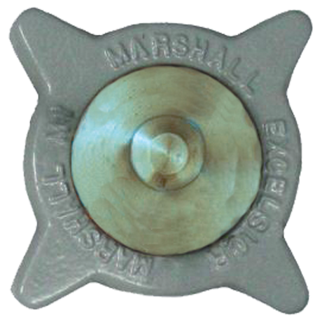 ME441FS (Marshall Excelsior) Cap-3-1/4 F Acme Knob Steel