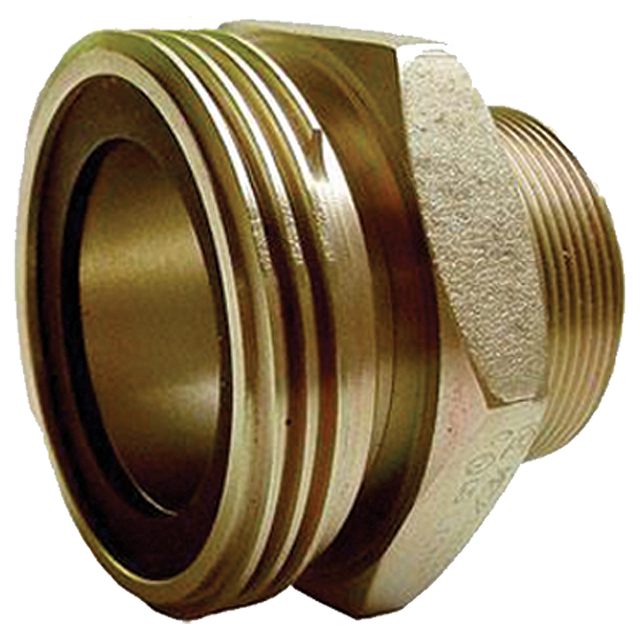 ME503-16 (Marshall Excelsior) Adapter-3-1/4 M Acme X 2 Mpt Brass