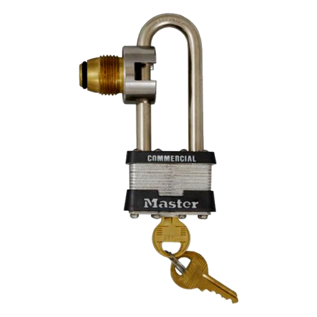 ME530PL (Marshall Excelsior) Kit-Padlock Sn Pol Lock Plugs Key 12 Pk