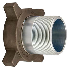 ME634-24 (Marshall Excelsior) Coupling-Filler 4-1/4 F Acme X 3 Mpt Ss