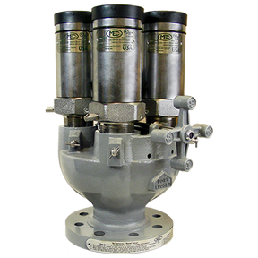 ME904S-3F/250CN (Marshall Excelsior) Manifold-Rel Vlv 4Por 3Flg 4Rlf 250Psi