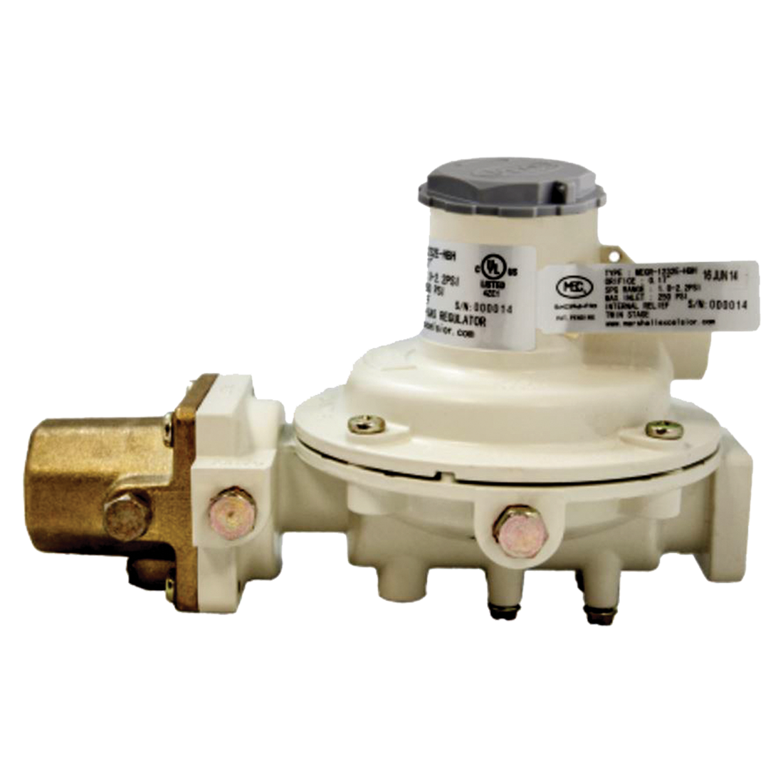 MEGR-1232E-HBH (Marshall Excelsior) Regulator-Cpt Intg F Pol Inx1/2 Fpt 2Psi