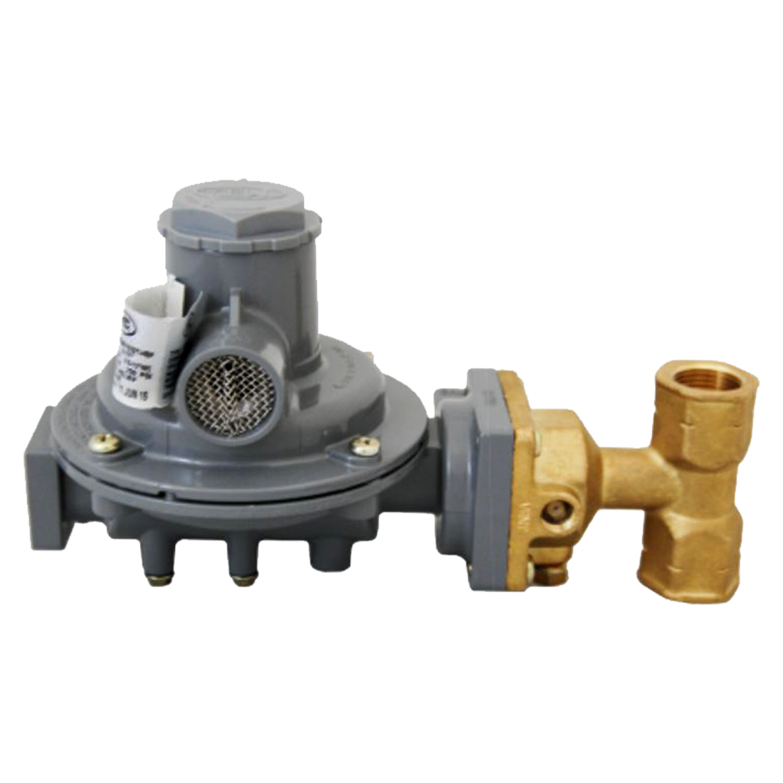 MEGR-1232T-HBF (Marshall Excelsior) Regulator-Intg Fpolx1/2Fpt 450K 11Wc Tee