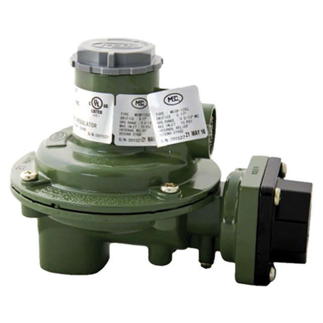 MEGR-1252-DFF (Marshall Excelsior) Regulator-Cpt Hicap Bk Mt 2Nd Stg 3/4Fpt