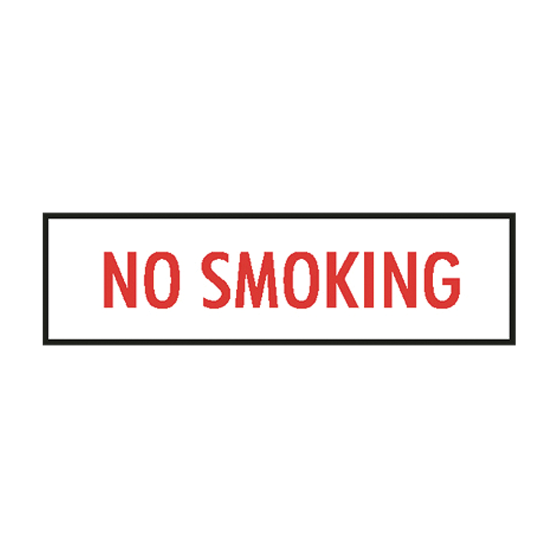 LP-V23BB-POLY (Douglass) Sign-Poly No Smoking 3 Ltrs