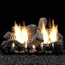 LS16C | 16 in. Ceramic Fiber Charred Oak, 4 Logs, needs VF Burner