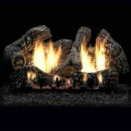 LS18C2S | 18 in. Ceramic Charred Oak - Super 6 Logs, Needs Vent or VF Burner