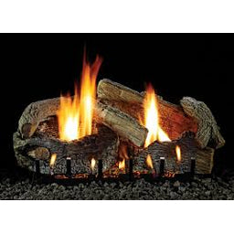 LS30SRAO | 30 in. WhtMtn Refrac Stack Age Oak 7 logs Needs Vent or VF Burner