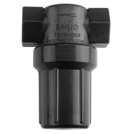 LSTM050-80 (Banjo) Strainer-Mini T 1/2 80Msh Ply Blk Bowl