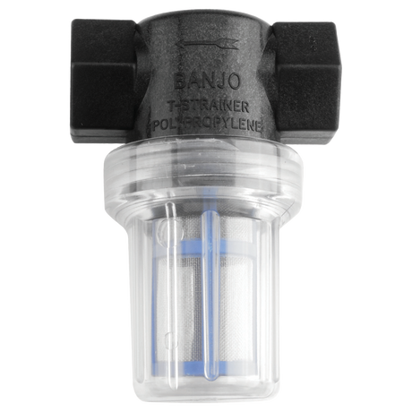 LSTM075-100C (Banjo) Strainer-Mini T 3/4 100Msh Ply Clr Bowl