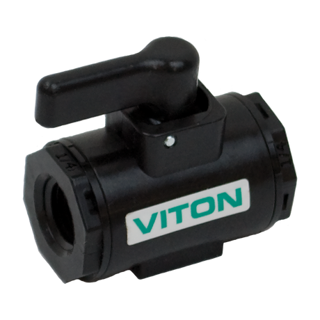 LV038V (Banjo) Valve-Micro 3/8 Fpt Fkm