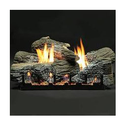 LX24WR | 24 in. Wildwood Refactory Log Set, 5 Logs, Needs Vent or VF Burner