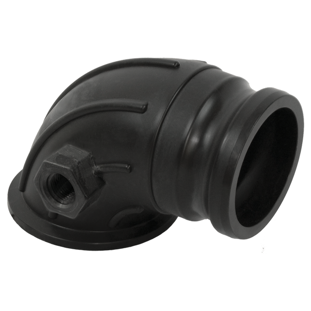 M300ASWPG90 (Banjo) Sweep-3 Flg X M Adpt Gau Por 1/2