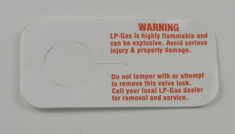 ME530-04 (Marshall Excelsior) Warning Label Tag For Me530