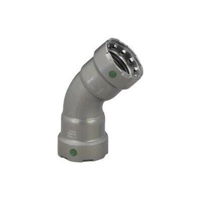 45208 (Megapress Fittings) | Elbow 45 1-1/2 PRS (1) | Megapress Fittings | Elbow 45 | PRS X PRS | 1-1/2 | Carbon