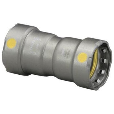 46007 (Megapress Fittings) | Coupling 1-1/4 PRS (1) | Megapress Gas Fittings | Coupling | PRS | 1-1/4 | Carbon