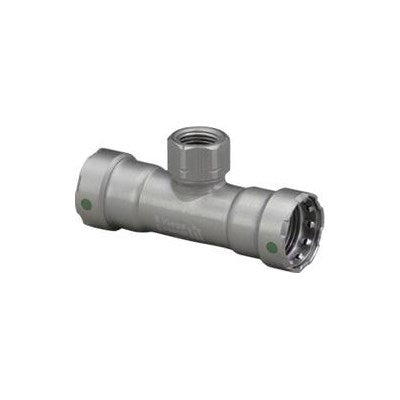 45641 (Megapress Fittings) | Tee 1 X 1/2 PRS X PRS X FPT (5) | Megapress Fittings | Tee | PRS X PRS X FPT | 1 X 1/2 | Carbon