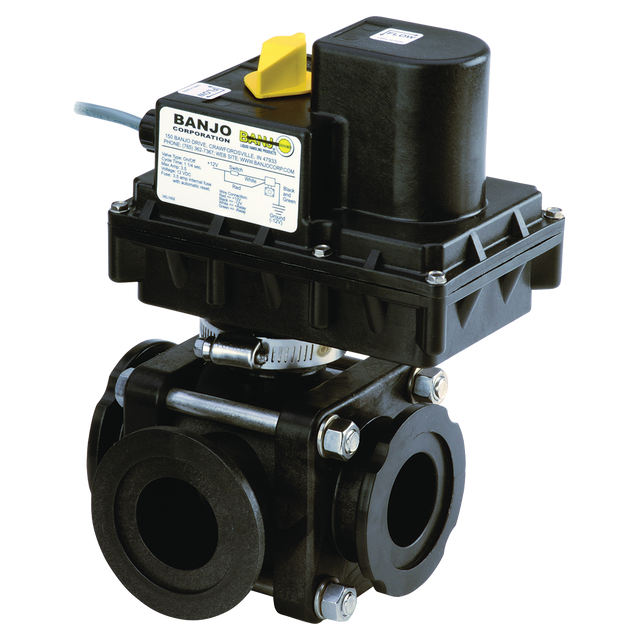 MEV200SLCF (Banjo) Valve-Elec 2 Std Port 3 Way Side Load