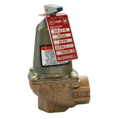 182625 (Mcdonnell & Miller) | 260-1 1/2-30 Relief Valve 182625