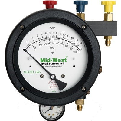 845-3 (Mid-West) | Backflow Prevention Assembly Test Kit | Analog Backflow Test Kit