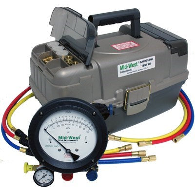 845-5 (Mid-West) | Backflow Prevention Assembly Test Kit | Test Kit | Analog Backflow Test Kit