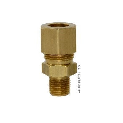 11A05-42 (Maxitrol) | Vent Tube Connector 1/4 Comp X 1/4 Mpt | Gas Regulator Accessory