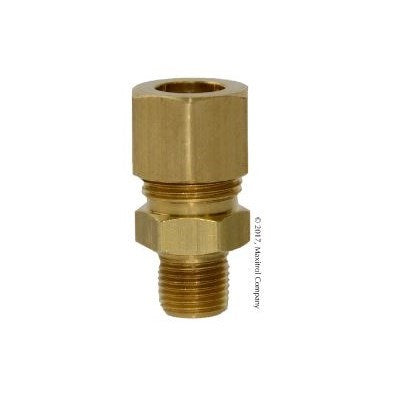 11A05-61 (Maxitrol) | Vent Tube Connector 1/8 Comp X 1/8 Mpt | Gas Regulator Accessory