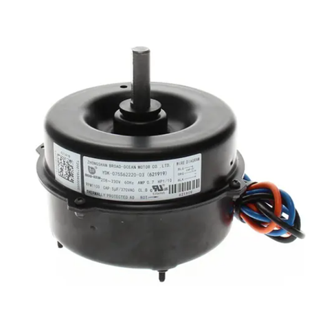 621919 (Nordyne) | MTR | Fan | Psc | K | 1/10 | 6P | 1S | Cwle