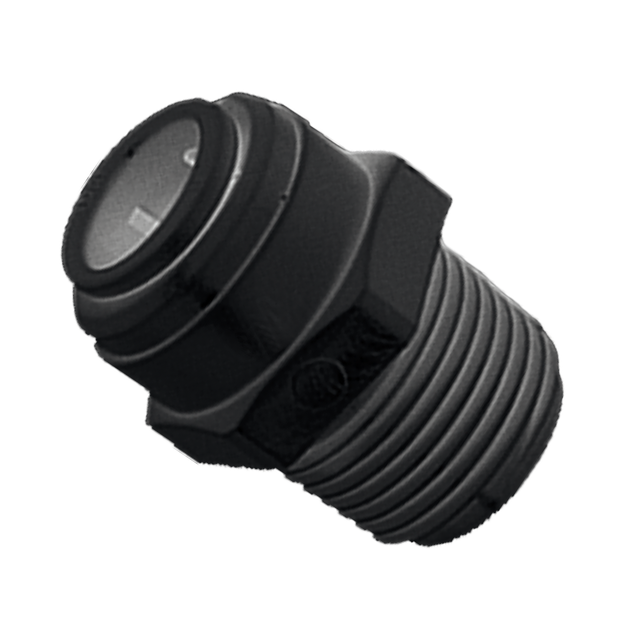 O0620216B (GA Murdock) Push In-M Conn 1/8 Od X 3/8 Mpt Blk